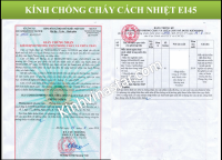 Kính chống cháy cách nhiệt EI45 - dày 20mm